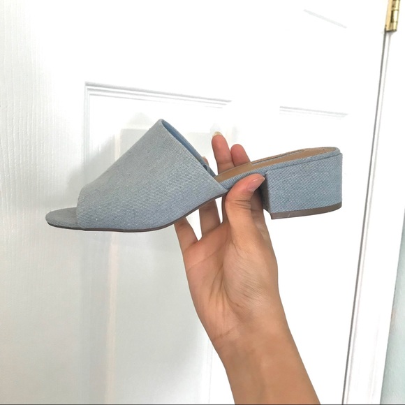 Forever 21 Shoes - NWT forever 21 denim mule